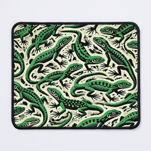 Item preview, Neon Tree Frog Pattern on Black – Tropical Frog  designed and sold by TEEJAMBOREE.