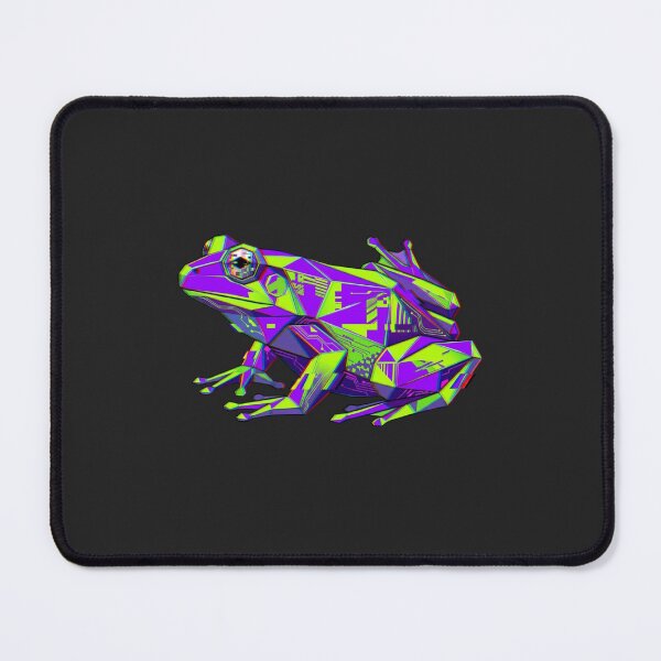 Item preview, Neon Green Glitch Frog – Disruptive Design Sticker for Design Students designed and sold by bsbd-action.