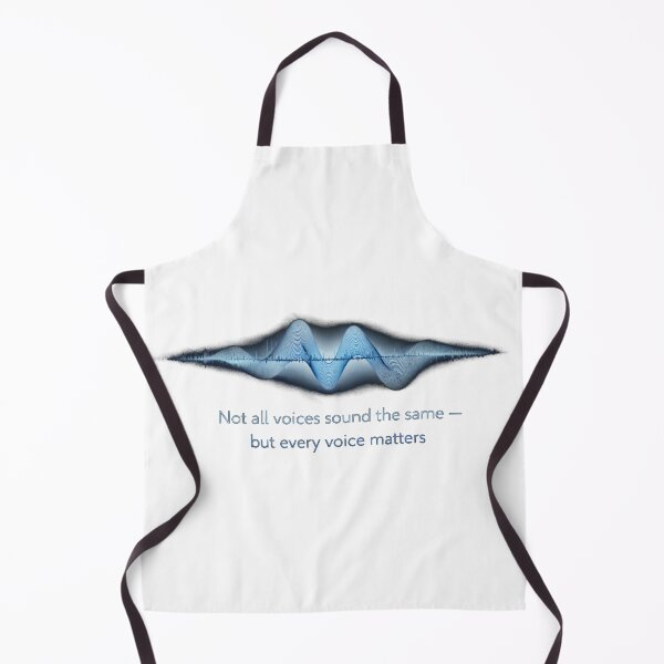 Item preview, Not All Voices Sound the Same – Every Voice Matters Sound Wave Design Blue designed and sold by Mirgonhood.