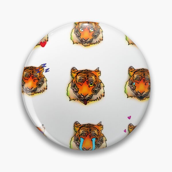 Item preview, Maple the Tiger mixed emoji pack- animalz  designed and sold by Ashley’sAnimalz.