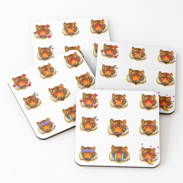 Item preview, Maple the Tiger mixed emoji pack- animalz  designed and sold by Ashley’sAnimalz.