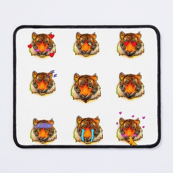 Item preview, Maple the Tiger mixed emoji pack- animalz designed and sold by Ashley’sAnimalz.