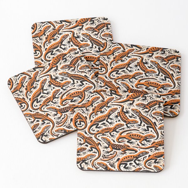 Item preview, Neon Tree Frog Pattern on Black – Tropical Frog  designed and sold by TEEJAMBOREE.