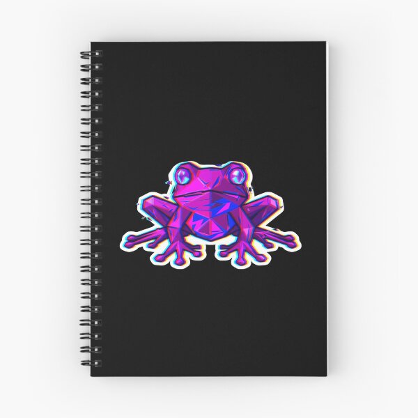Item preview, Cyber Frog Front Sticker – Symmetrical Toad Illustration for Gaming Lovers designed and sold by bsbd-action.