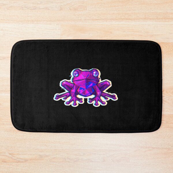 Item preview, Cyber Frog Front Sticker – Symmetrical Toad Illustration for Gaming Lovers designed and sold by bsbd-action.