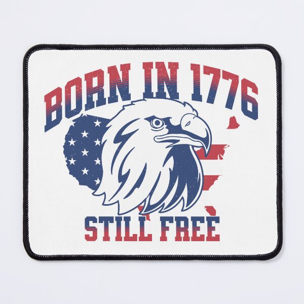 Item preview, Born in 1776 Patriotic Design, American Independence Day, USA Pride Graphic, Fourth of July Design designed and sold by TreeDoPrints.