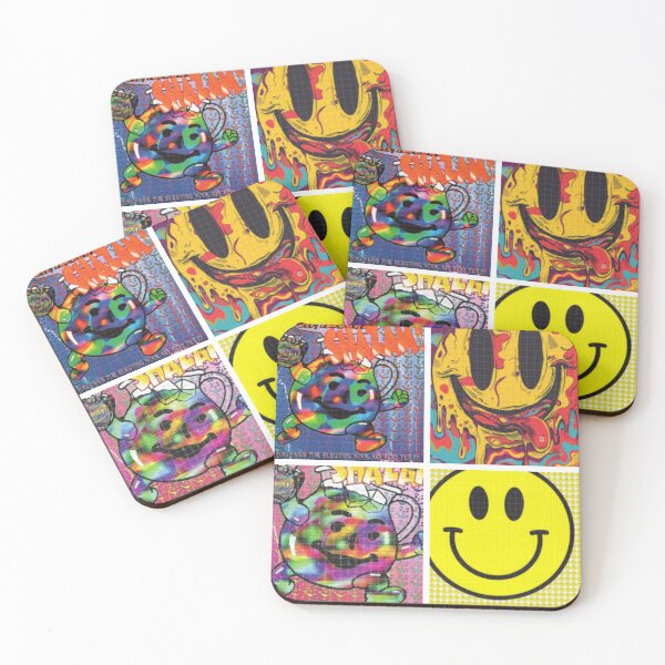 Item preview, Kool-Aid and smiles blotter designed and sold by TheWeirdness.
