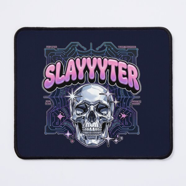 Item preview, Slayyyter Y2K Cyber Skull Graphic designed and sold by Tablotique.