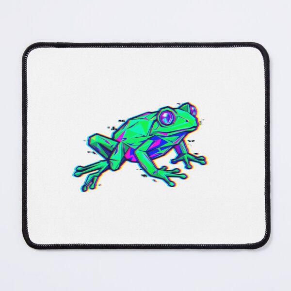 Item preview, Vibrant Geometric Frog – Abstract Art Sticker for Youth Decoration designed and sold by bsbd-action.