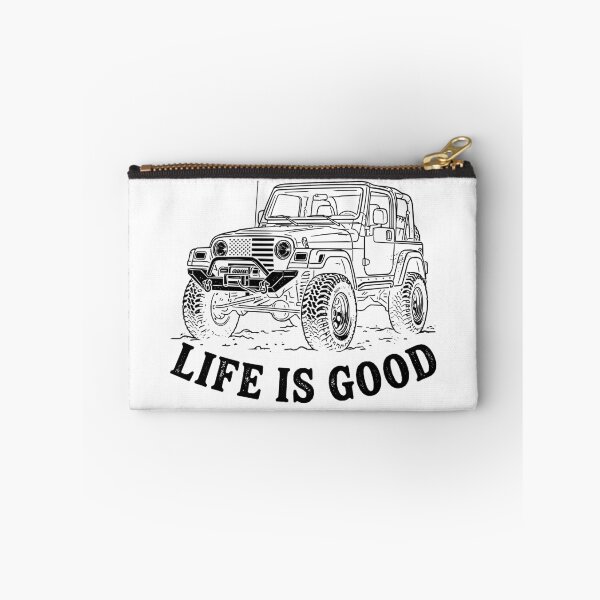 Artikelvorschau, Life is Good Wrangler TJ Off-Road 4x4 American Flag Adventure Black entworfen und verkauft von Off-Road-Zone.