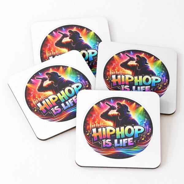 Item preview, Hip Hop Is Life Neon Circle designed and sold by lorand-designs.