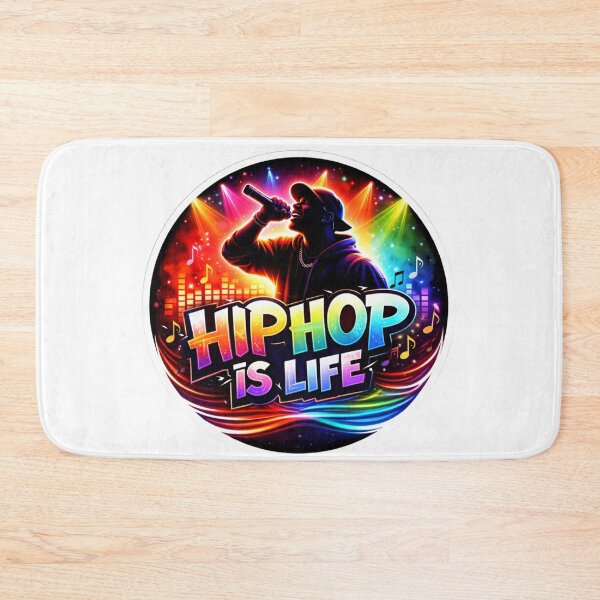 Item preview, Hip Hop Is Life Neon Circle designed and sold by lorand-designs.