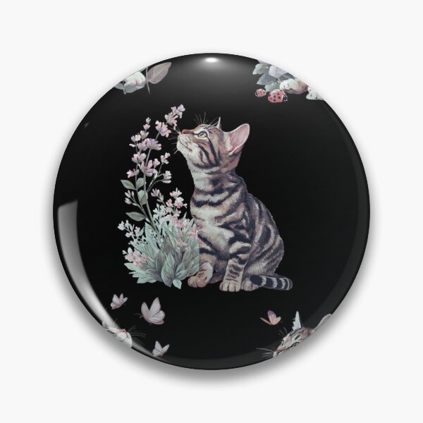 Item preview, Cats in spring flowers  designed and sold by Palmtree94.