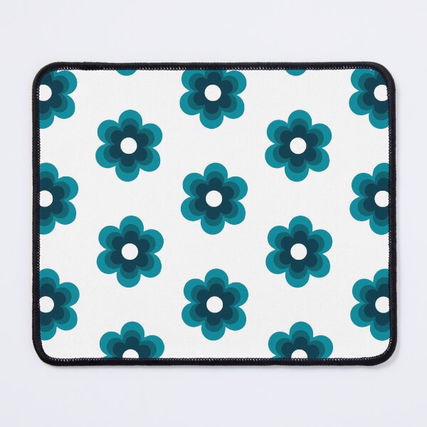 Item preview, Minimal Teal Flower Retro Shape Design designed and sold by CharmingArt23.