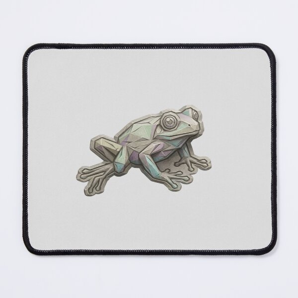 Item preview, Marbled Frog Sticker – Soft Textured Toad Illustration for Art Lovers designed and sold by bsbd-action.