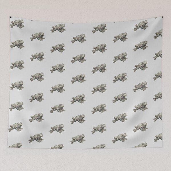 Item preview, Marbled Frog Sticker – Soft Textured Toad Illustration for Art Lovers designed and sold by bsbd-action.