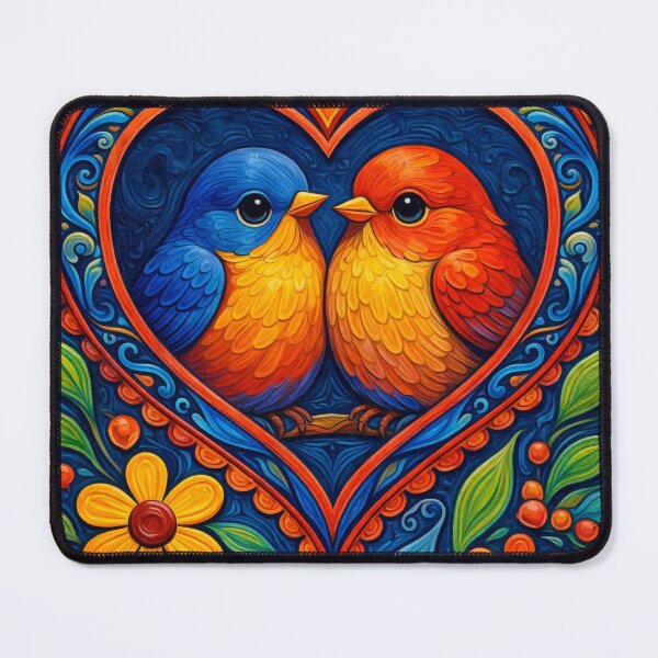 Item preview, Love Birds in Heart designed and sold by robertyarda.
