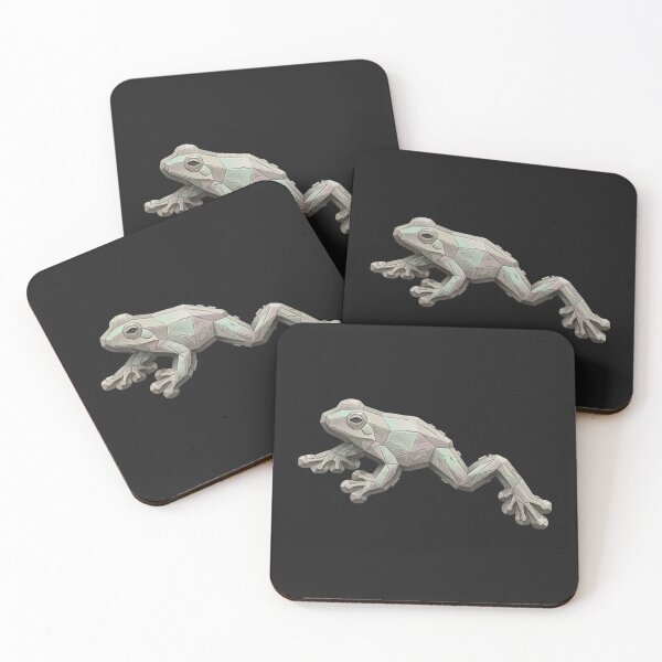 Item preview, Low Poly Granite Frog – Structural Design Sticker for Students and Professionals designed and sold by bsbd-action.