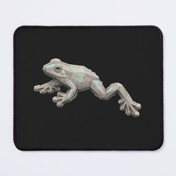 Item preview, Low Poly Granite Frog – Structural Design Sticker for Students and Professionals designed and sold by bsbd-action.
