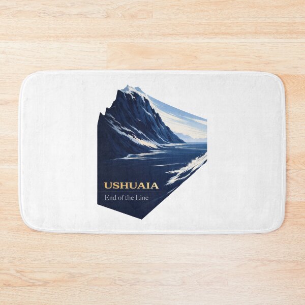 Item preview, Ushuaia Where The Map Lets Go designed and sold by EdvvinStudios.