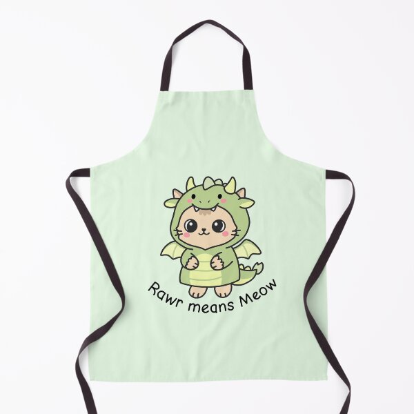 Item preview, Cute Dino Cat Rawr Means Meow designed and sold by artwithsushie.