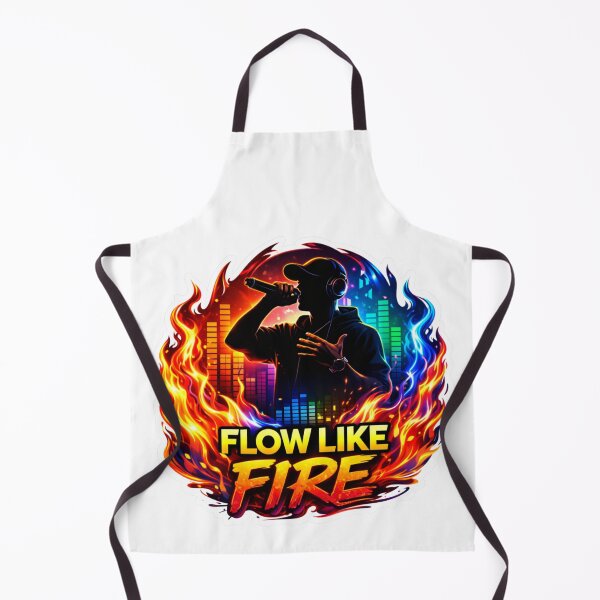Item preview, Flow Like Fire Neon Rap designed and sold by lorand-designs.