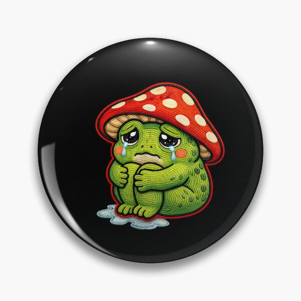 Item preview, Cute Crying Sad Frog – Heartbreak Emotional Aesthetic Design designed and sold by ColorSplash123.