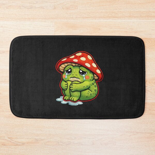 Item preview, Cute Crying Sad Frog – Heartbreak Emotional Aesthetic Design designed and sold by ColorSplash123.