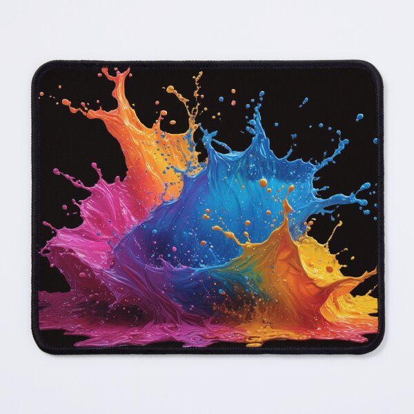 Item preview, Rainbow Splash Abstract Color Burst designed and sold by sanorastyle.