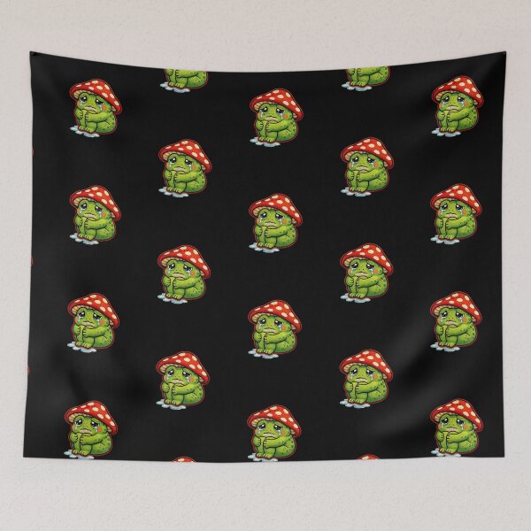 Item preview, Cute Crying Sad Frog – Heartbreak Emotional Aesthetic Design designed and sold by ColorSplash123.