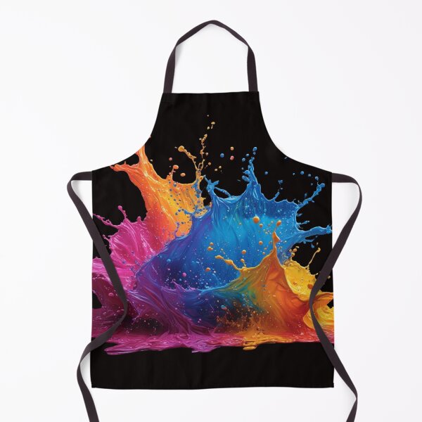Item preview, Rainbow Splash Abstract Color Burst designed and sold by sanorastyle.