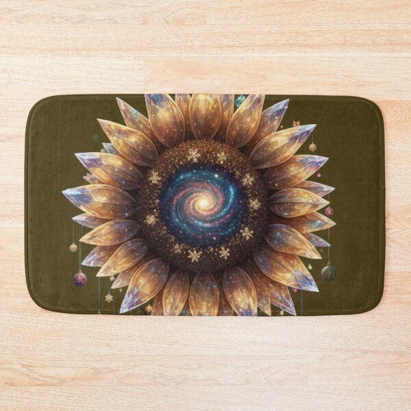 Item preview, cosmic Christmas sunflower designed and sold by Ecosetereos.