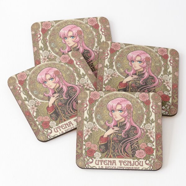 Item preview, Utena Tenjou in the style of Mucha designed and sold by Solace Sparkles.