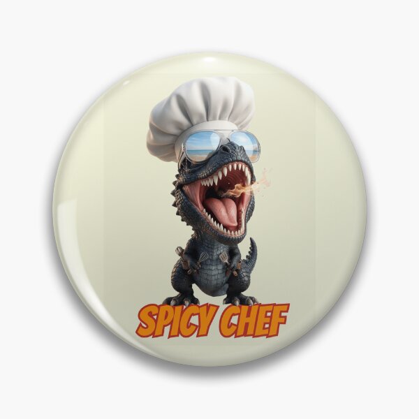 Item preview, Funny T-Rex Spicy Chef Cartoon designed and sold by M.Store.