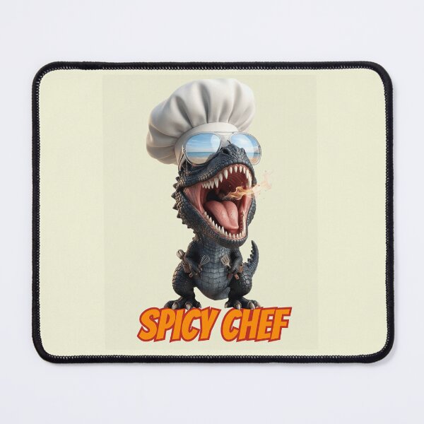 Item preview, Funny T-Rex Spicy Chef Cartoon designed and sold by M.Store.