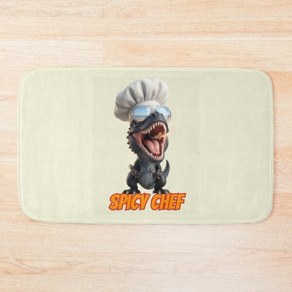 Item preview, Funny T-Rex Spicy Chef Cartoon designed and sold by M.Store.