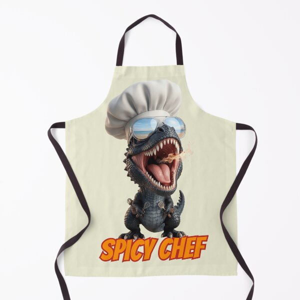 Item preview, Funny T-Rex Spicy Chef Cartoon designed and sold by M.Store.