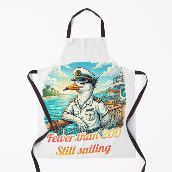 Item preview, Funny Bird Gift - Critically Endangered Chinese Crested Tern Ship Captain T-Shirt - Fewer Than 200 Left - Wildlife Humor - Bird Lover Gift designed and sold by Nature & Moustaches.