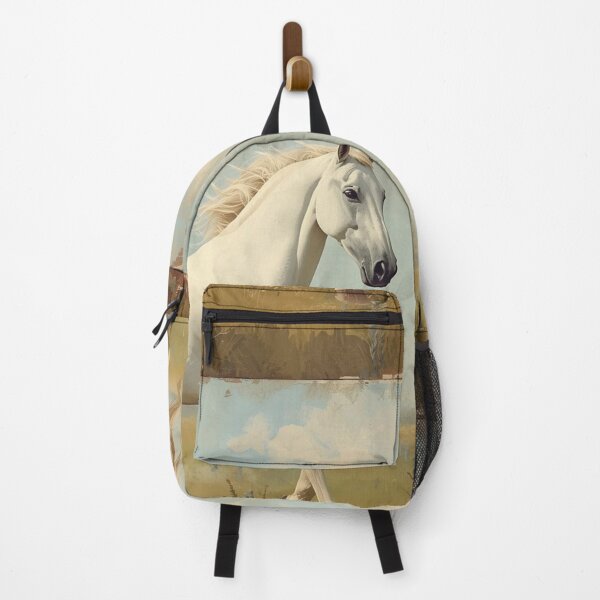 Item preview, White Horse Running Free on a Field designed and sold by AlinaSCorner.