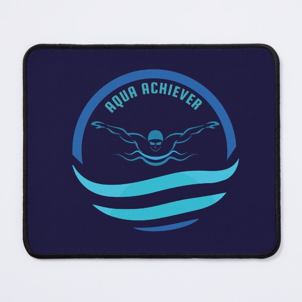 Item preview, Aqua Achiever - Butterfly Stroke Swimming Logo designed and sold by LoudVictory.