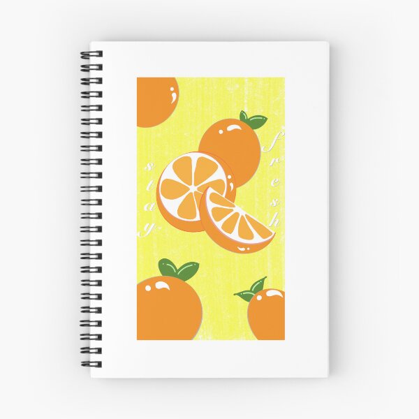 Item preview, Minimal Orange Aesthetic Phone Wallpaper | Stay Fresh Quote | Calm Summer Citrus Illustration designed and sold by Star Soulofficial.