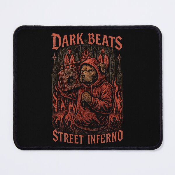 Item preview, Gothic Hip Hop Pitbull Dog Dark Beats designed and sold by SholoStudio.