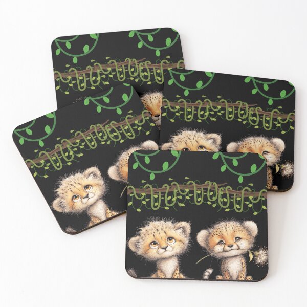 Item preview, Small lions and climbing plants  designed and sold by Palmtree94.