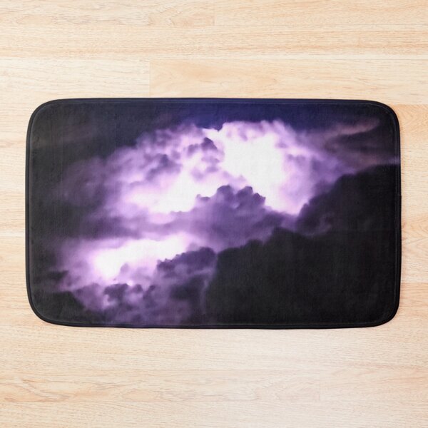 Item preview, Electric Storm Clouds – Purple Lightning Sky Photography designed and sold by heyitsmeraya.