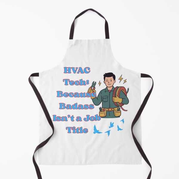 Item preview, HVAC Tech Shirt Funny Because Badass Isn’t a Job Title T-Shirt | HVAC Technician Gift | Heating Cooling AC Repair Humor Tee designed and sold by Anasalseady.