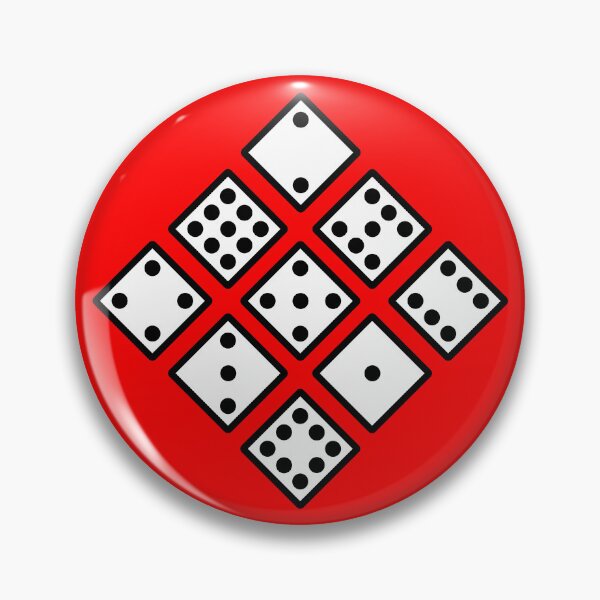 Item preview, Magic Number Diamond with Pips designed and sold by palmprints.