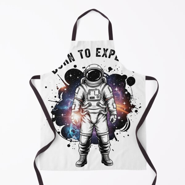 Item preview, Born To Explore Astronaut Galaxy Nebula Art designed and sold by Ossvio.