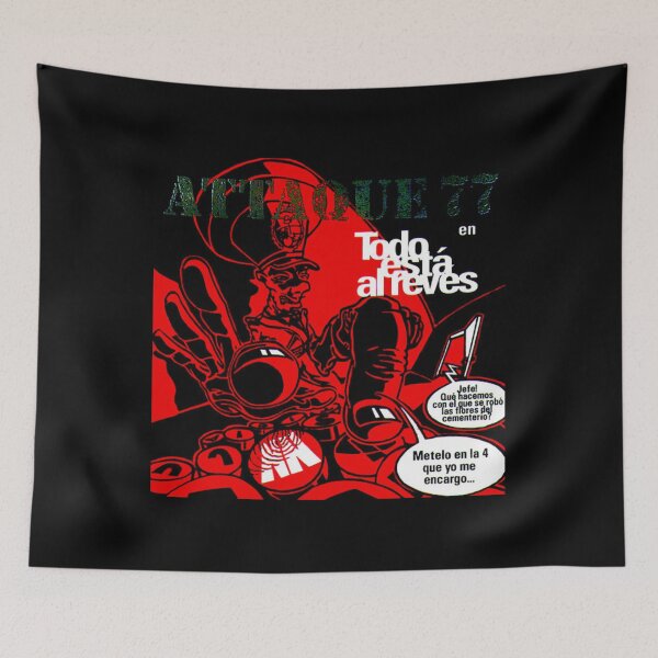Aperçu de l'œuvre Attaque 77 - Todo está al revés album 1994 créée et vendue par CreepyApparel.