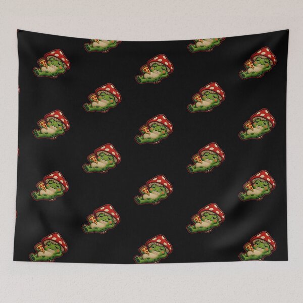 Item preview, Cute Lazy Pizza Frog – Weekend Chill Cozy Aesthetic Design designed and sold by ColorSplash123.