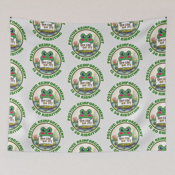 Item preview, Positive Reinforcement is so Ribbiting. designed and sold by MPC-Mince-Pies.